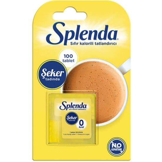 Splenda Sweetener Tablets Calorie-Free Sugar Substitute 100 Count