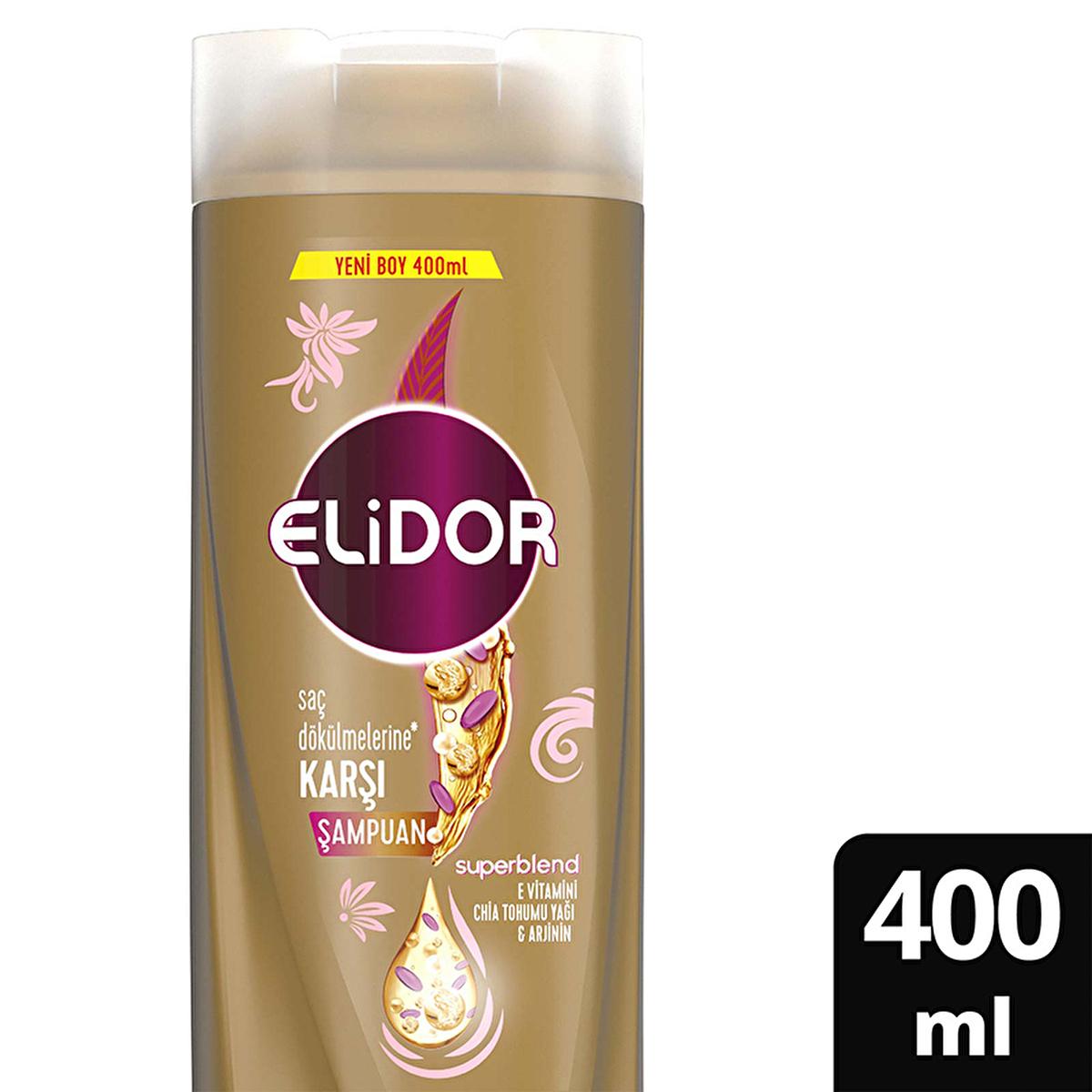 Elidor Anti-Hair Loss Shampoo with Superblend Formula - Reduces Hair Loss Up to 10 Times, Nourishing and Strengthening Hair Elidor Anti-Hair Loss Shampoo - Reduces Hair Loss anti-hair loss shampoo, hair care, reduce hair fall, strengthen hair, nourishing shampoo, Elidor Superblend Shampoo, hair loss solution, hair strengthening, healthy hair, hair nourishment, Elidor