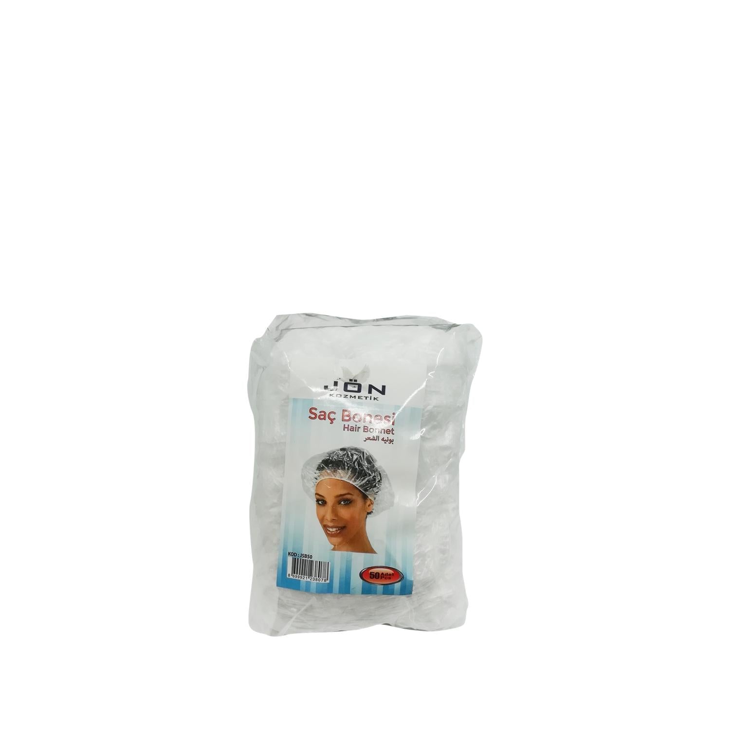Jon Disposable Hair Bonnet Pack for Salon &amp; Home 50 Pieces