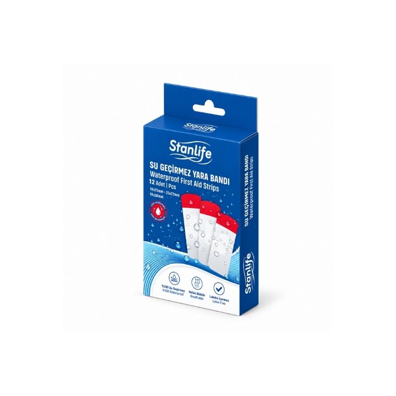 Stanlife Waterproof Wound Plaster 12 Pcs