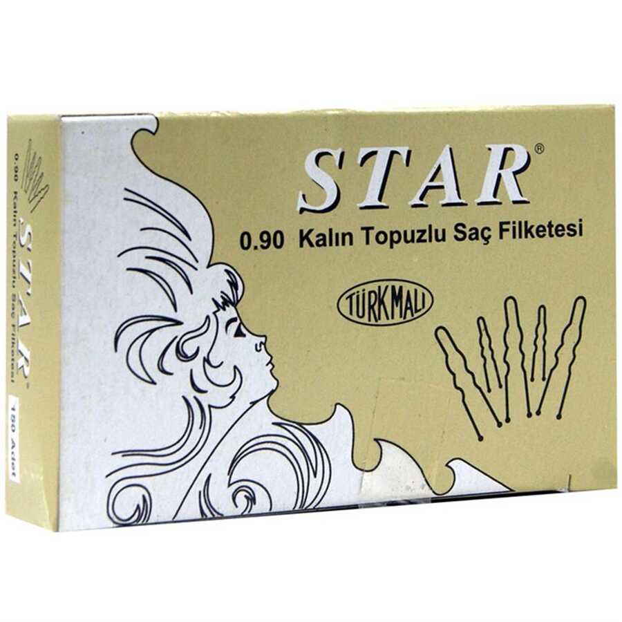 Star 0.90 Thick Hair Pins for Secure Styling 150 Count