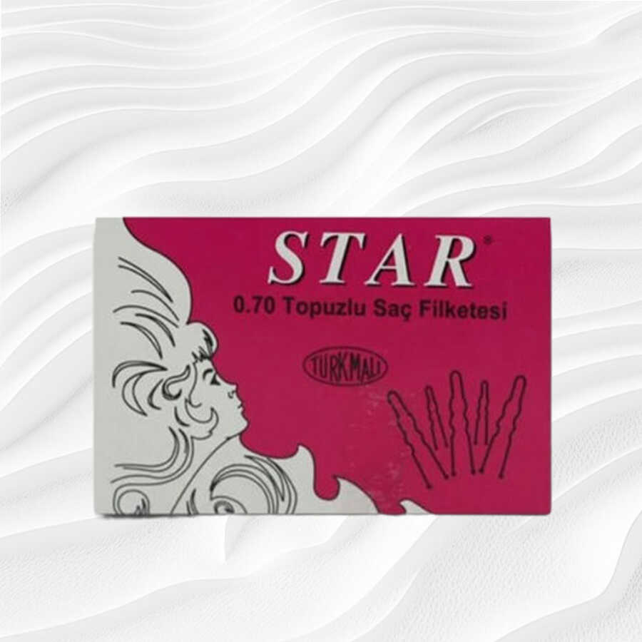 Star Slim Hair Pins for Secure Styling 1 Pack