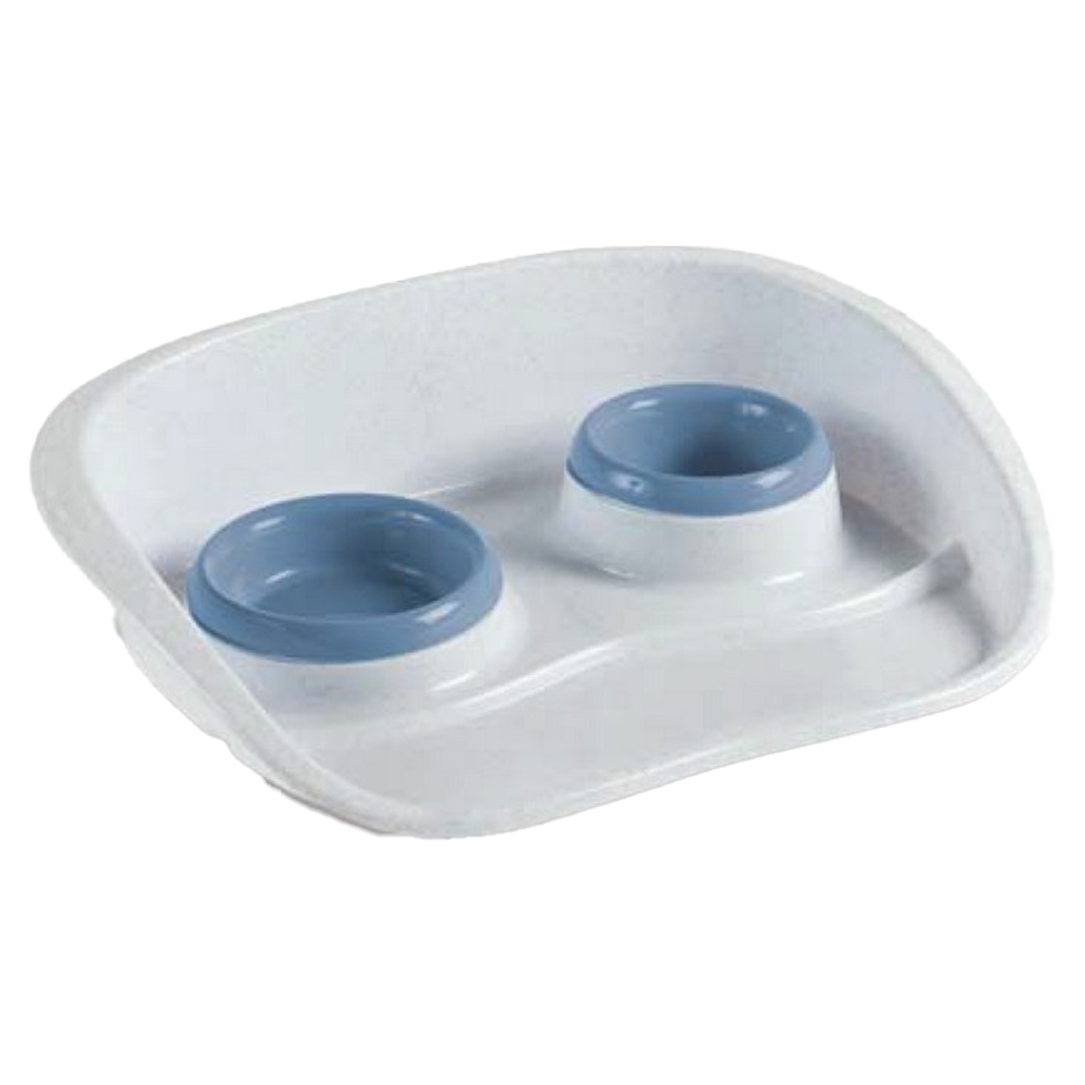 Stefanplast Pet Food Bowl Set Sky Blue Dual Feeding Station