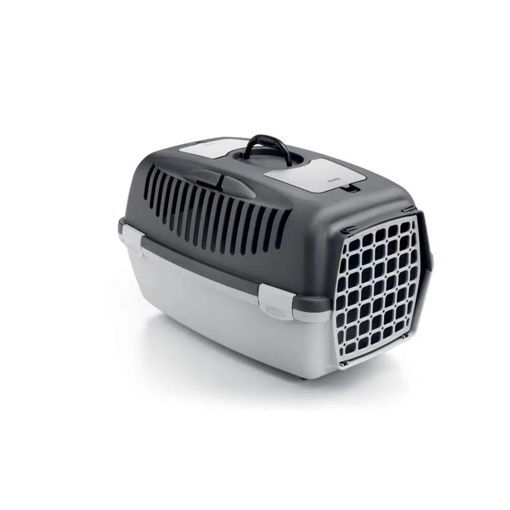 Stefanplast Gulliver 3 Pet Carrier for Cats & Dogs Grey 61x40x38cm
