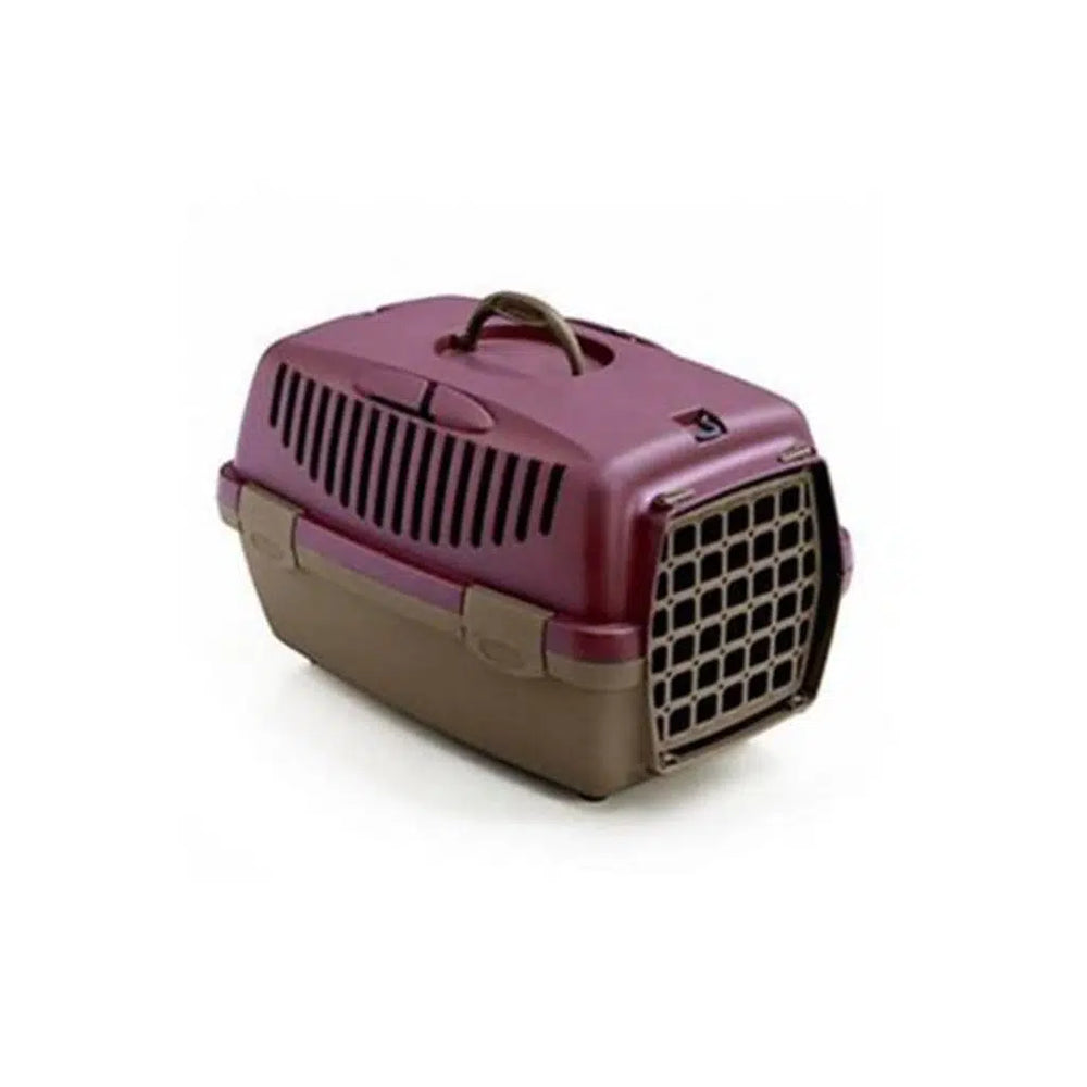 Stefanplast Gulliver 1 Pet Carrier Pink and Brown 48 cm