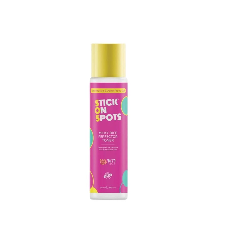 Stick On Spots SOS Milky Rice 71% Brightening Toner 250ml