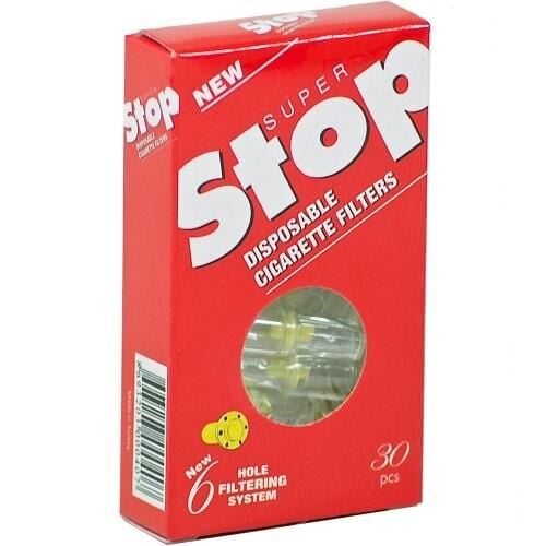 Stop Super Filtered Mouthpiece 8-Filter System 30 Pieces