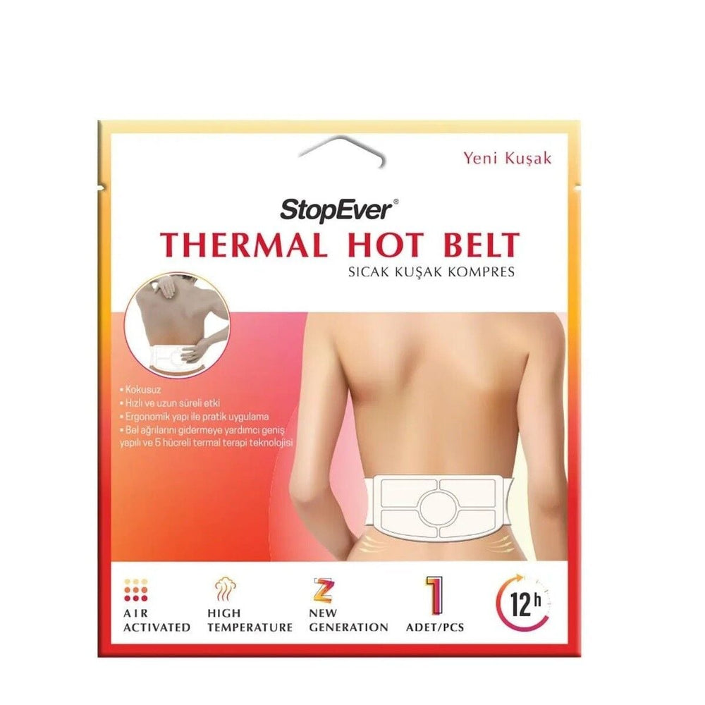 StopEver Thermal Hot Belt Soothing Heat Compress 1 Count
