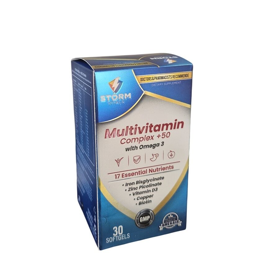 Storm Vitals Multivitamin Complex +50 Softgels 30 Count