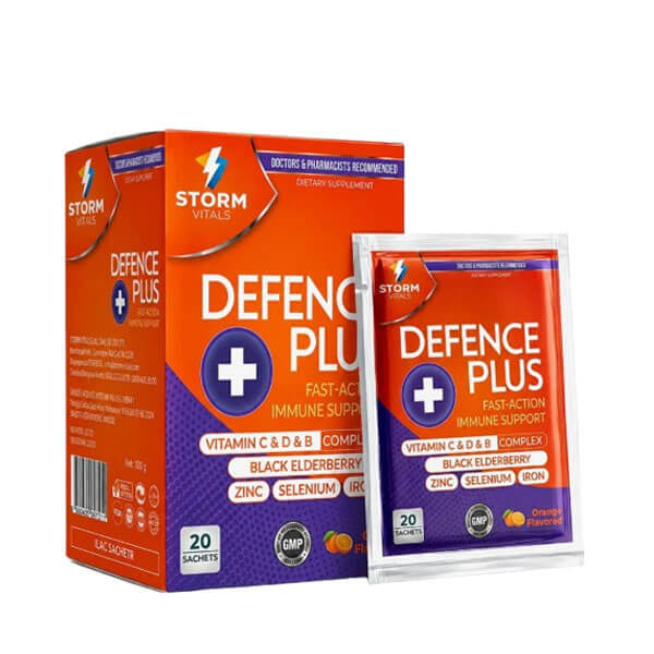 Storm Vitals Defence Plus Immune Support Supplement 20 Sachets