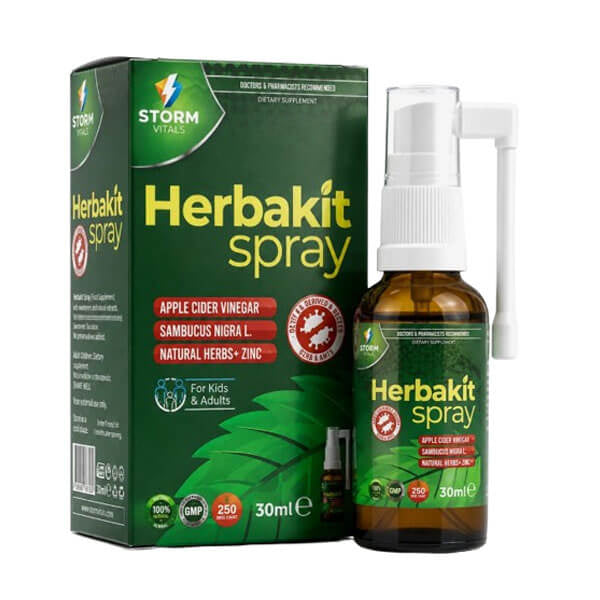 Storm Vitals Herbakit Spray Soothing Throat Mist 30 ml