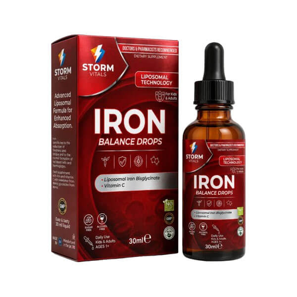 Storm Vitals Liposomal Iron Drops for Daily Support 30 ml