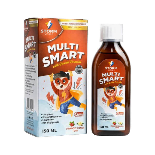 Storm Vitals Kids Multismart Liquid Supplement 150 ml