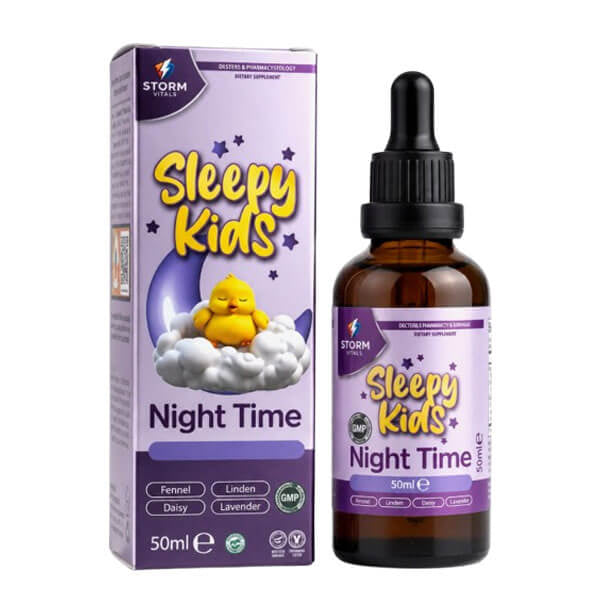 Storm Vitals Sleppy Kids Night Time Drops 50ml