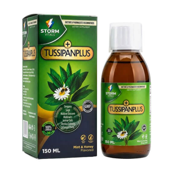 Storm Vitals Tussipan Plus Herbal Liquid Supplement 150 ml