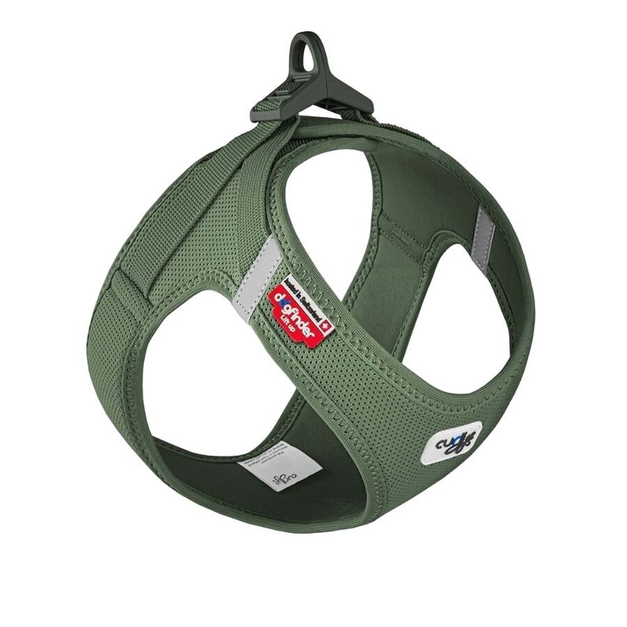 Curli Vest Harness Clasp Air-Mesh Dog Harness Moss 3XS