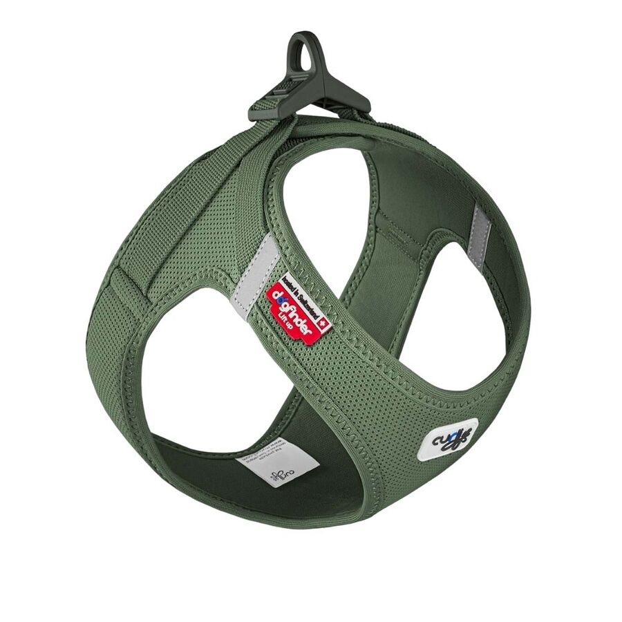 Curli Vest Harness Clasp Air-Mesh Dog Harness Moss XL