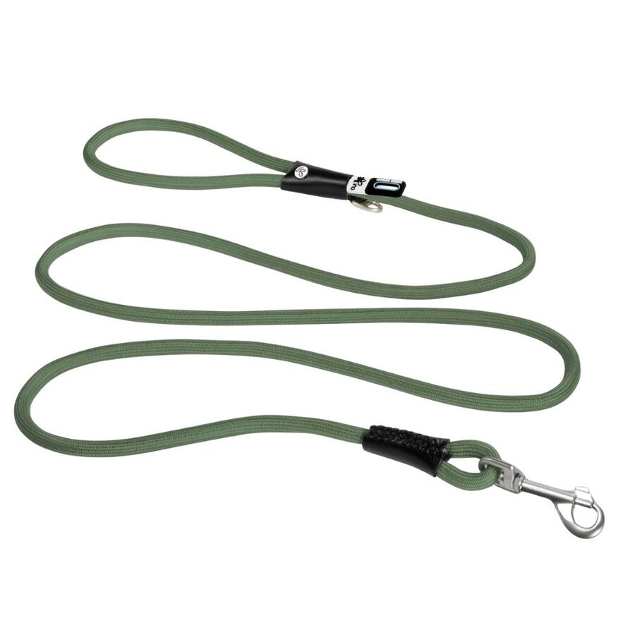 Curli Stretch Comfort Dog Leash Moss Green 1.8m