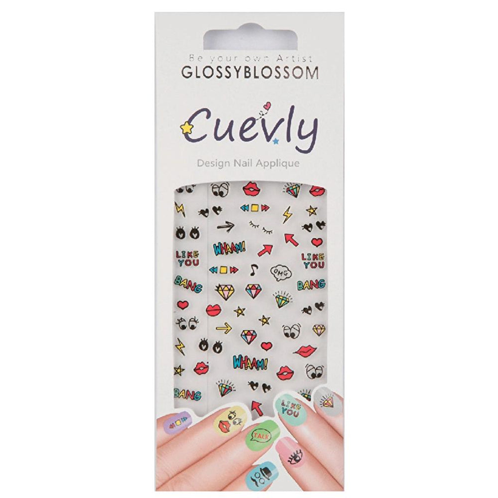Glossy Blossom Nail Art Sticker Cuevly-966760