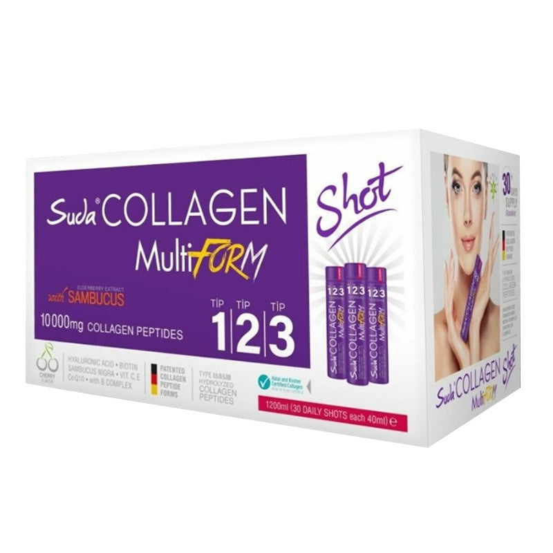 Suda Collagen MultiForm Cherry Liquid Shots 30 x 40ml