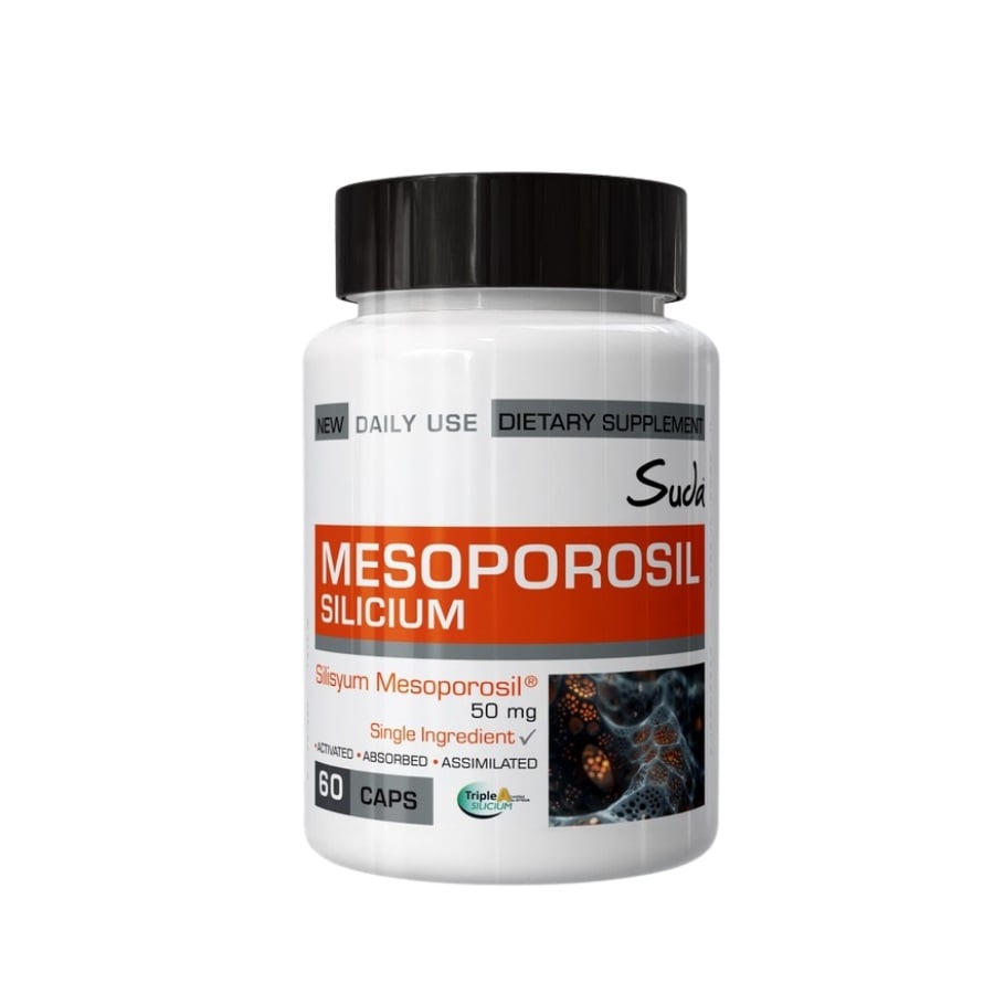 Suda Vitamin Mesoporosil Silicium Dietary Supplement 60 Capsules