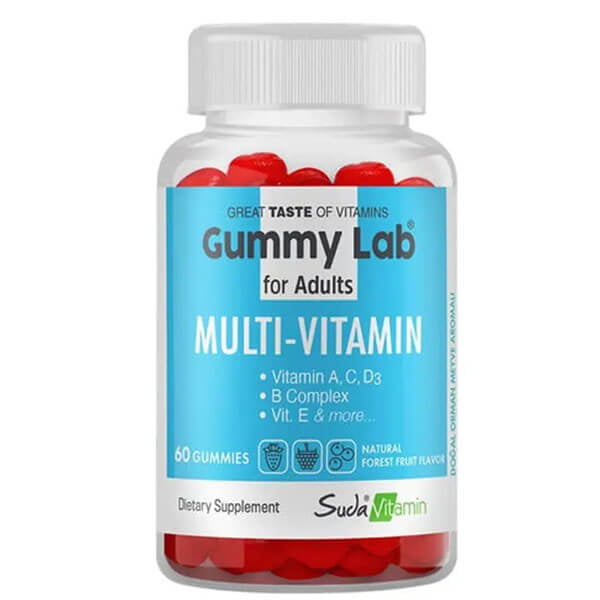 Suda Vitamin Gummy Lab Super Multivitamin for Daily Support 60ct