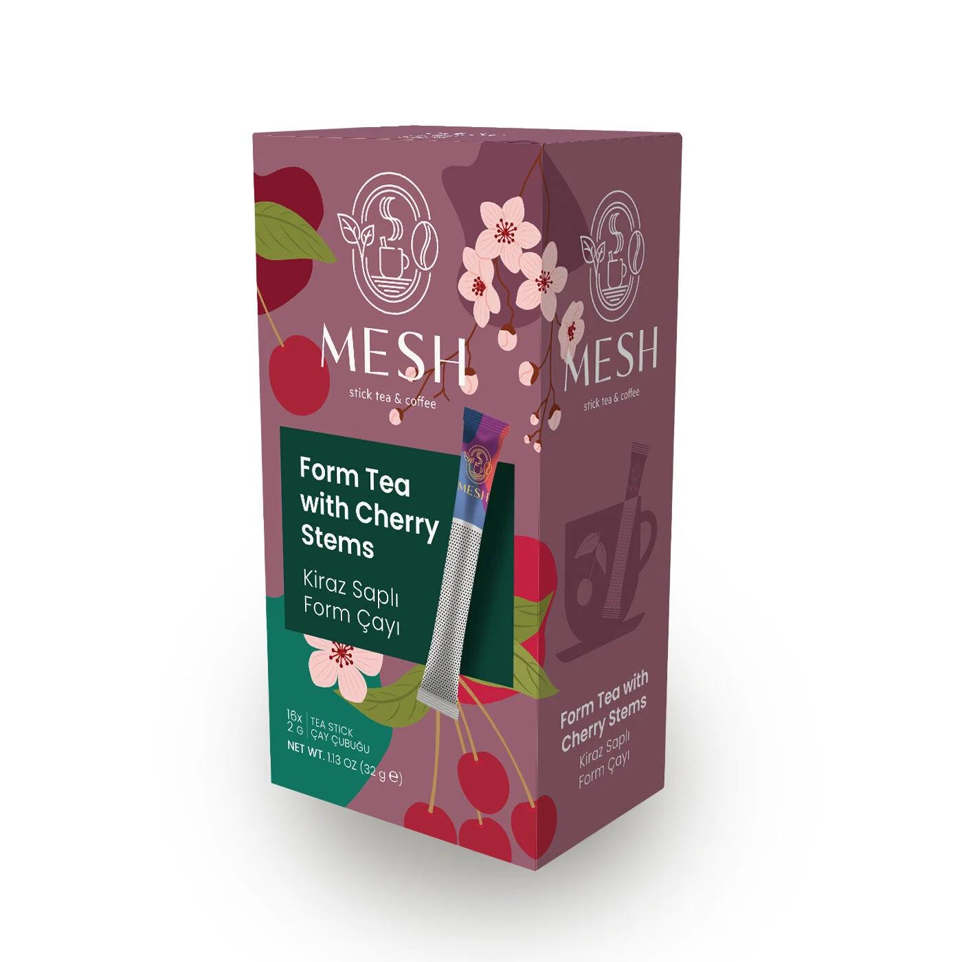Mesh Stick Cherry Stalk Herbal Tea 16 Count