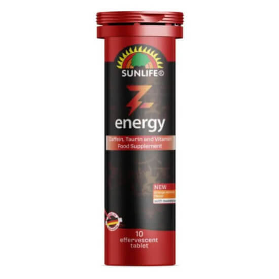 Sunlife Z Energy Effervescent Tablets, 10 Count