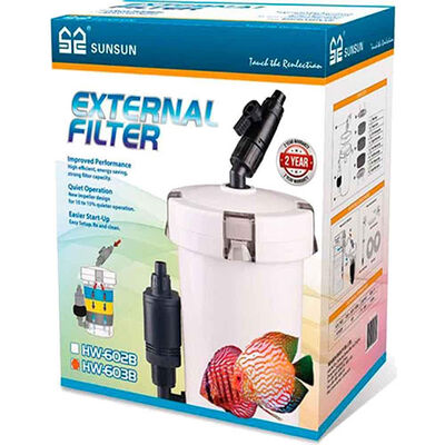 Sunsun Aquarium External Filter 400 L/H High Efficiency 6W