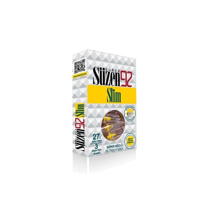 Suzen 92 Slim Mouthpiece Filters for Tar Reduction 30 Count