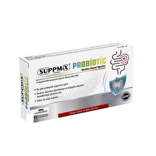 Suppmix Suppbiotic Probiotic 4 Billion CFU Supplement 10x5ml