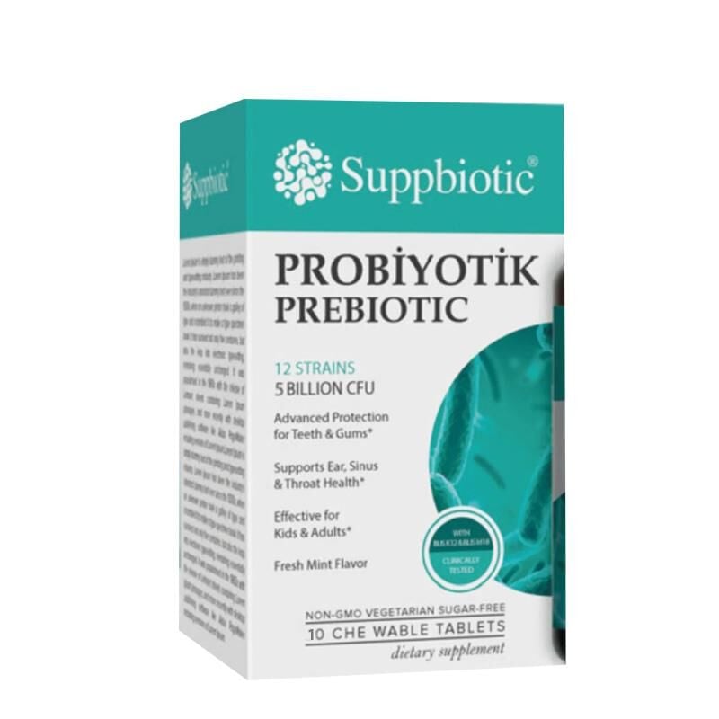 Suppmix Suppbiotic Probiotic & Prebiotic Support 10 Capsules