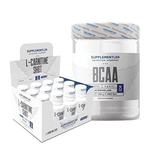 Supplementler.com BCAA 480 Gr + L-Carnitine Shot 12 Piece Combination | Beauty Care Bag Supplementler.com BCAA 480 Gr + L-Carnitine Shot 12 Piece Combination | Beauty Care Bag