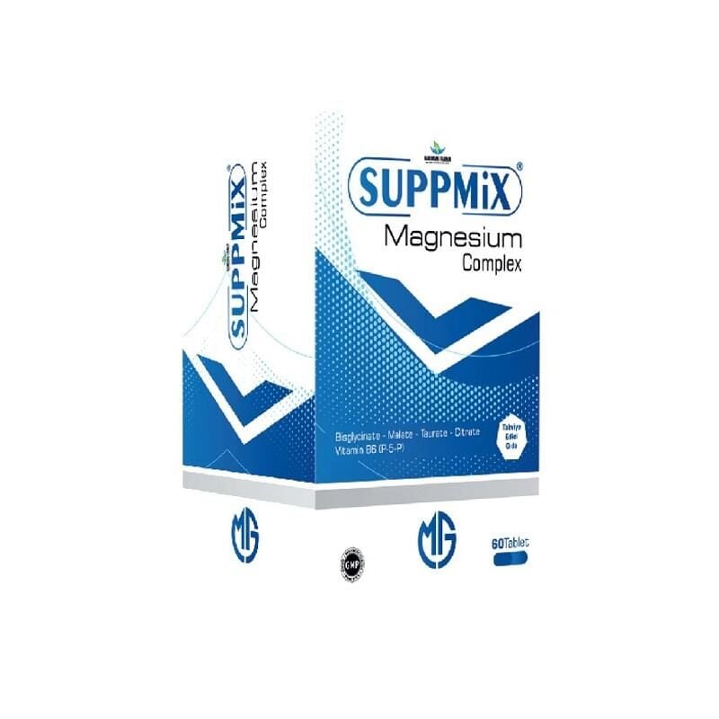 Suppmix Magnesium Complex with Vitamin B6 60 Tablets