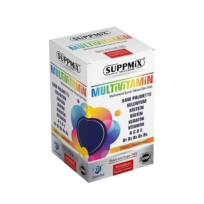 Suppmix Multivitamin & Saw Palmetto Dietary Supplement 60 Tablets