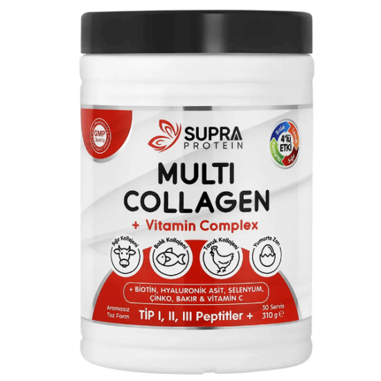 Supra Protein Multi Collagen Vitamin Complex Powder 310g