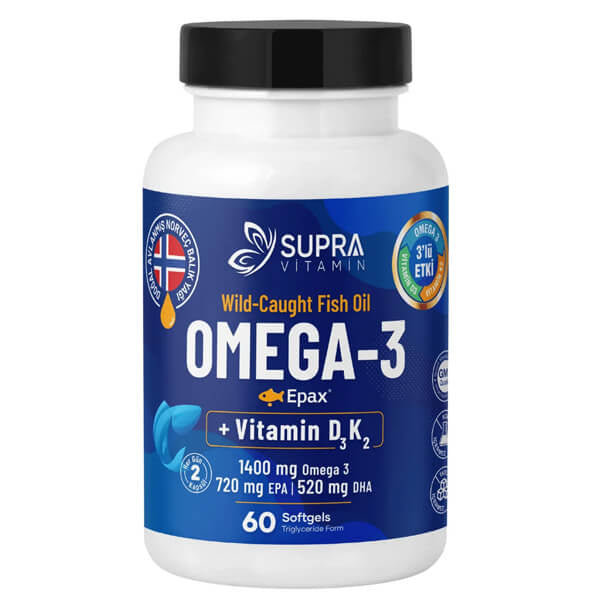 Supra Protein Omega 3 High Potency Fish Oil 60 Capsules