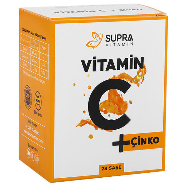 Supra Protein Vitamin C, 28 Sachets