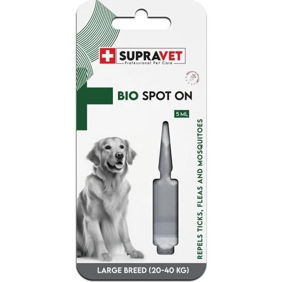 Supravet Large Breed Dog Skin & Coat Oil 10-Pack 5ml