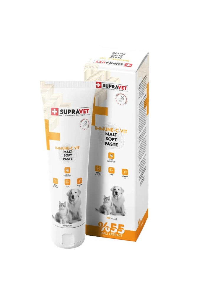 Supravet Immune C Malt Paste for Cats and Dogs 100g