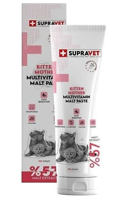 Supravet Kitten & Mother Multi Vitamin Malt Paste 30g