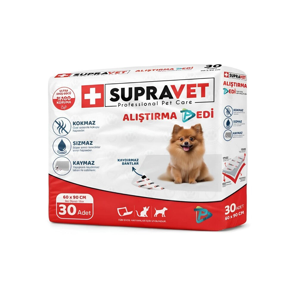 Supravet Dog Potty Training Pads Absorbent 60x90 cm 30 Count