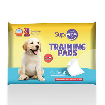 Supreme Dog Training Pads Extra Absorbent 60x90 cm 30 Count