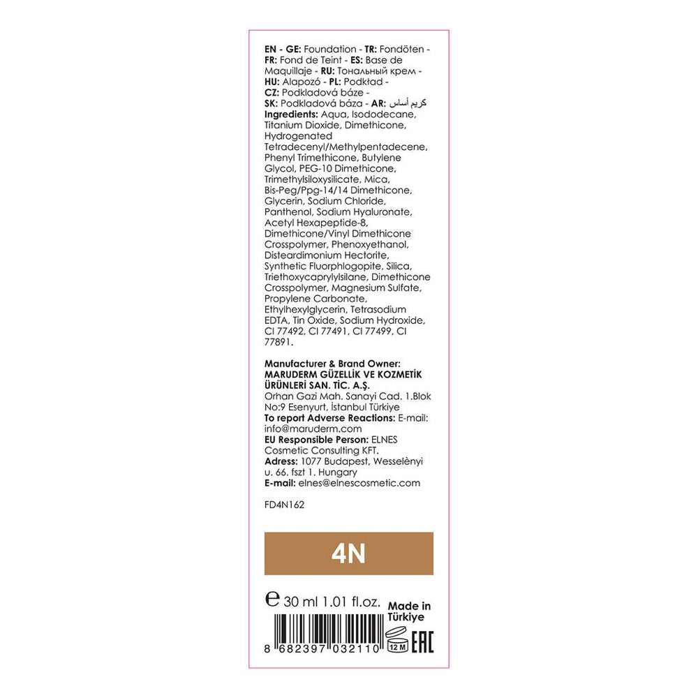 Maruderm Make Up Your Shades Foundation 4N 30ml