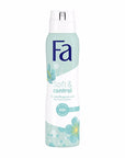 Fa Women's Soft & Control Deodorant Spray - Eco-Friendly, Dry Oil Technology, Jasmine Scent Fa Women's Deo Spray - Eco-Friendly & Soft on Skin women's deodorant spray, eco-friendly deodorant, dry oil technology, soft skin deodorant, jasmine scented deodorant, personal hygiene, long-lasting freshness, gentle deodorant, environmentally friendly packaging, recyclable packaging, cosmetic, beauty, personal care, women's grooming, natural fragrance