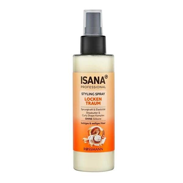 Isana Professional Hair Styling Spray for Curly Hair, Vegan, Dermatologically Tested - 5.07 fl oz Isana Professional Curl Styling Spray - Vegan & Dermatologically Tested Hair styling spray, Vegan hair care, Curl defining spray, Shea butter hair products, Dermatologically tested hair spray, Curly hair products, Wavy hair solutions, Vegan cosmetics, Hair nourishment, Styling spray for curly hair