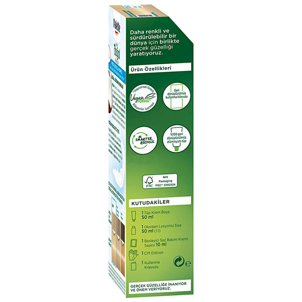 Palette Natural Light Blonde Hair Dye 10-0 - Permanent, Natural Ingredients Enriched Formula - Hair Dye