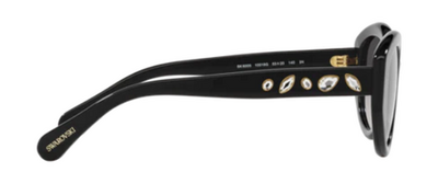 Swarovski 6005 10018G Black Gradient Square Sunglasses