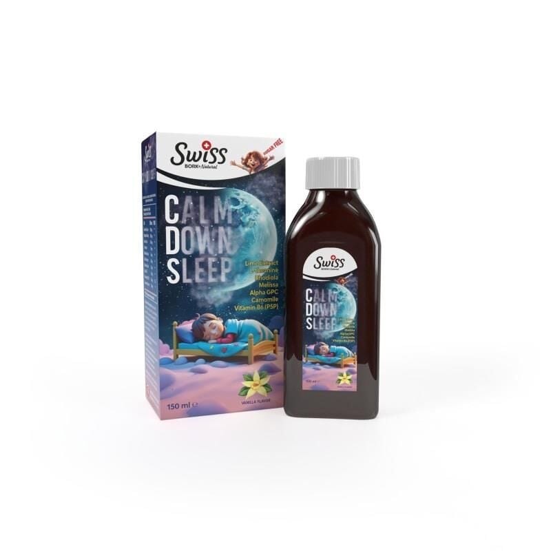 Swiss Bork Calm Down Sleep KIDS Herbal Support Syrup 150 ml