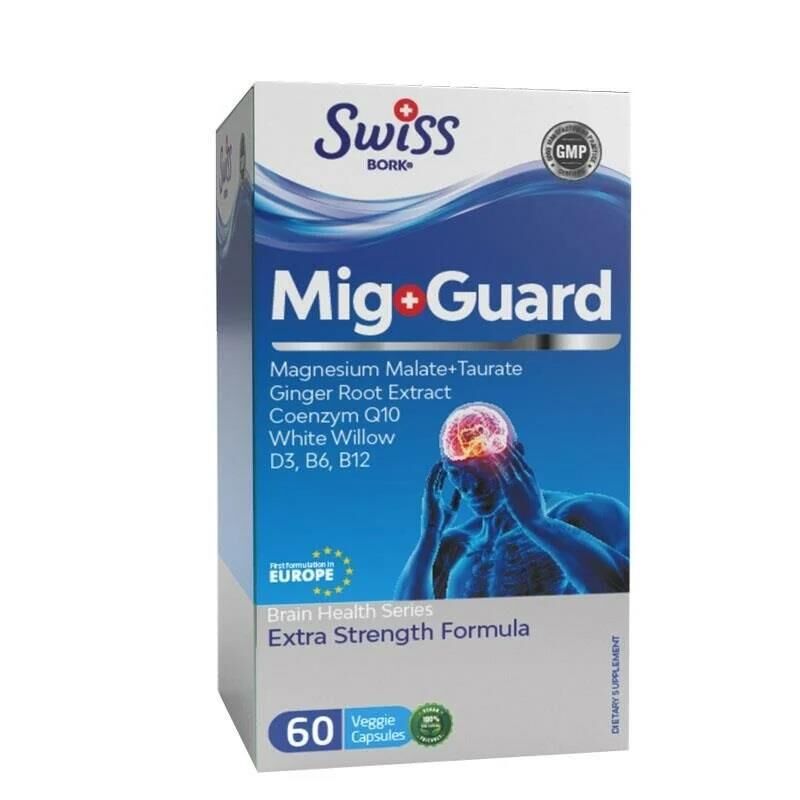 Swiss Bork Miggards Magnesium & CoQ10 Support 30 Capsules